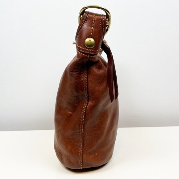 Coach Bleeker Smooth Vachetta Leather Whiskey Chunky Buckle Bucket Bag 11422 - Picture 2 of 16